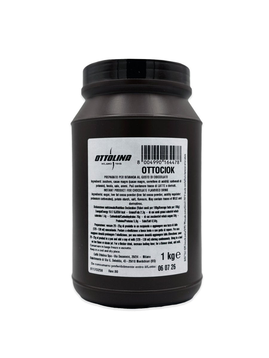 OTTOCIOK - italienische Trinkschokolade mit bestem Kakao (1Kg)