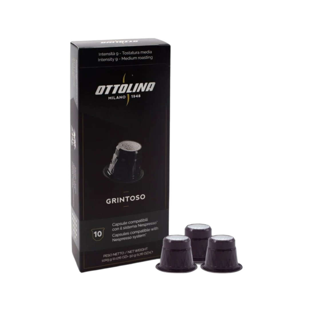 Grintoso Espresso Kapseln, Arabica & Robusta (10 Kapseln)